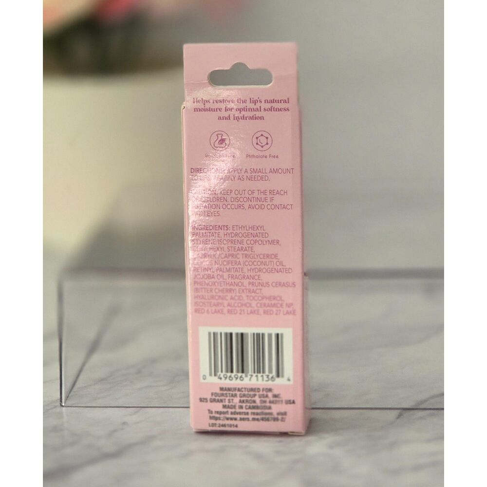 b.pure Lip Serum Set of 3 Hydrating Exfoliating Cooling Hyaluronic Acid